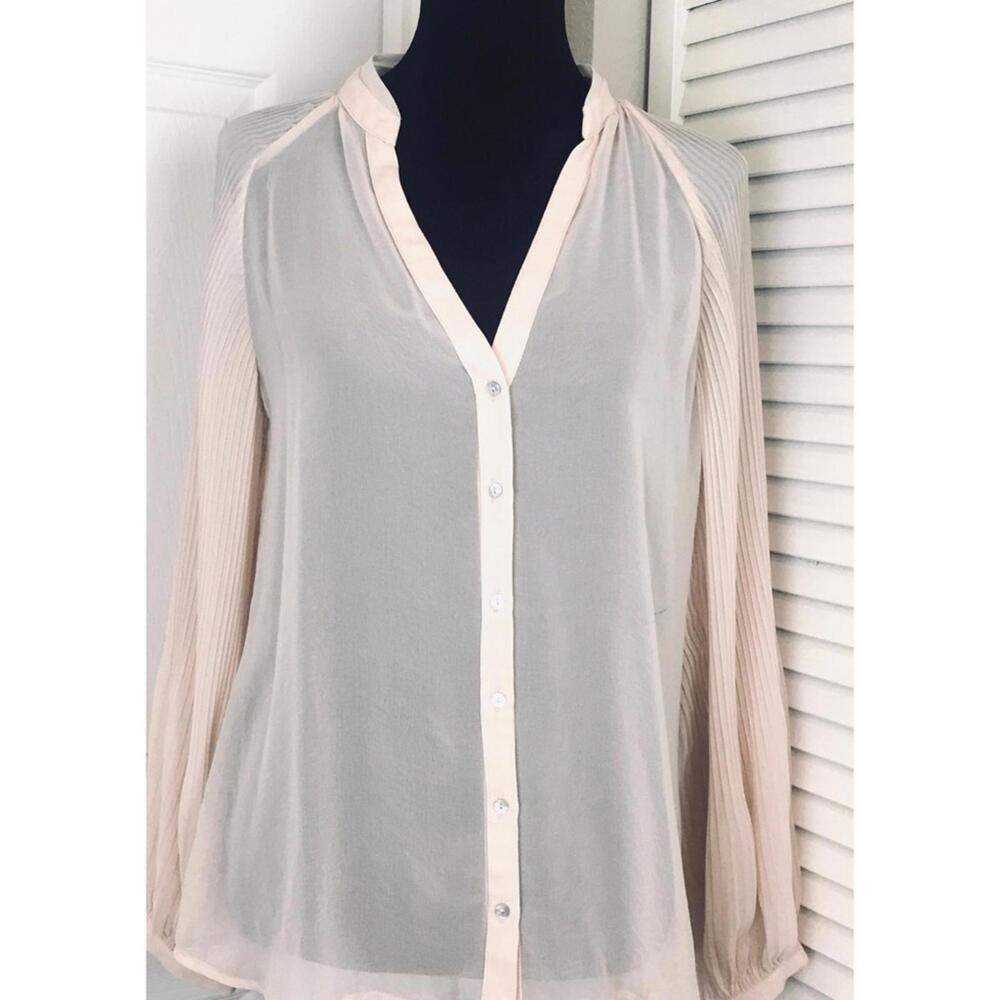 Zara Basic button down blouse NWT - image 1